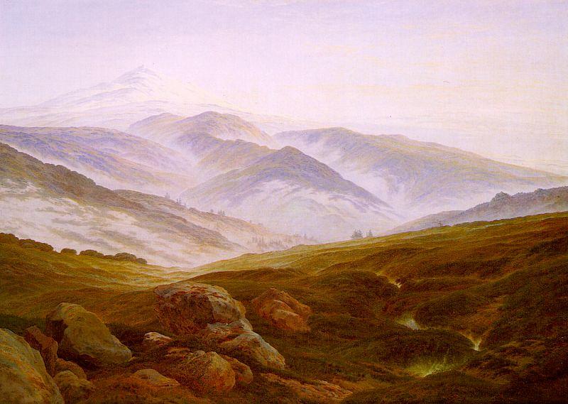 Caspar David Friedrich Riesengebirge oil painting picture